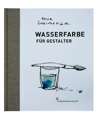 Buch Cover Wasserfarbe für Gestalter