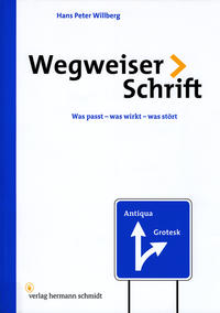 Buch Cover Wegweiser Schrift