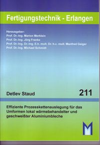 Buch Cover Effiziente Prozesskettenauslegung für das Umformen lokal wärmebehandelter und geschweißter Aluminiumbleche