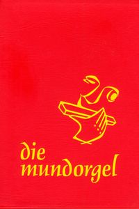 Buch Cover die mundorgel - Notenausgabe Großdruck