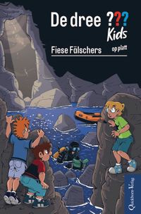 Buch Cover De Dree ??? Kids op platt - Fiese Fälschers