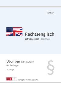 Buch Cover Rechtsenglisch Let's exercise! beginners