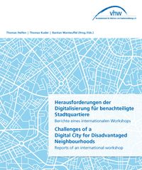 Buch Cover Herausforderungen der Digitalisierung für benachteiligte Stadtquartiere