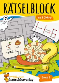 Buch Cover Rätselblock ab 8 Jahre - Band 1