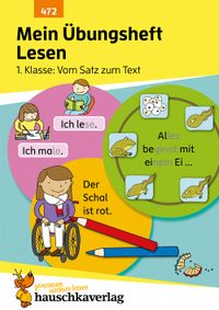 Buch Cover Mein Übungsheft Lesen 1. Klasse - Vom Satz zum Text