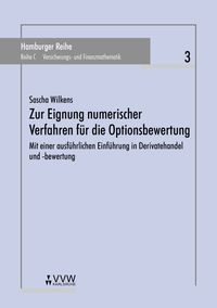 Buch Cover Zur Eignung numerischer Verfahren für die Optionsbewertung
