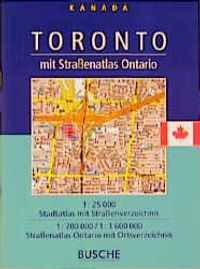 Buch Cover Toronto mit Strassenatlas Ontario