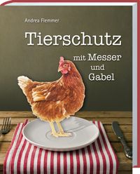 Buch Cover Tierschutz mit Messer und Gabel