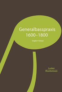 Buch Cover Generalbasspraxis 1600–1800