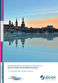 Buch Cover Proceedings of the 1st International Conference on Natural and Biomimetic Mechanosensing