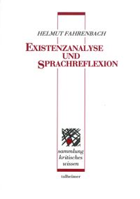 Buch Cover Existenzanalyse und Sprachreflexion