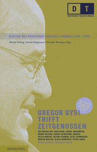 Buch Cover Gregor Gysi trifft Zeitgenossen