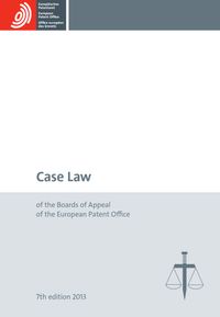 Buch Cover Case Law of the Boards of Appeal of the European Patent Office