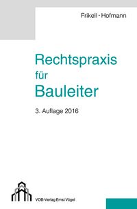 Buch Cover Rechtspraxis für Bauleiter