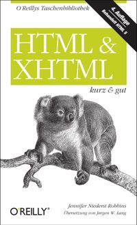 Buch Cover HTML & XHTML - kurz & gut