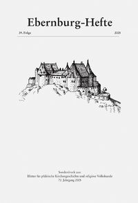 Buch Cover Ebernburg-Hefte