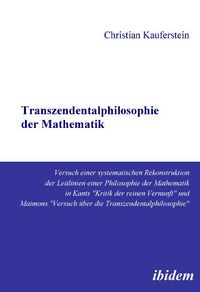 Buch Cover Transzendentalphilosophie der Mathematik