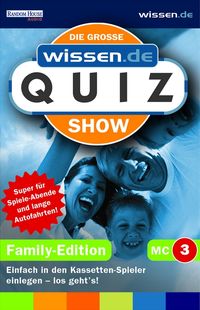 Buch Cover Die grosse wissen.de Quizshow - Toncassetten