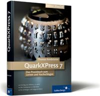 Buch Cover QuarkXPress 7