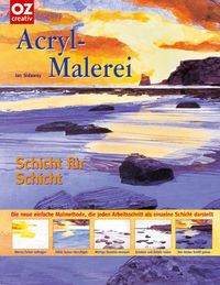 Buch Cover Acrylmalerei Schicht für Schicht