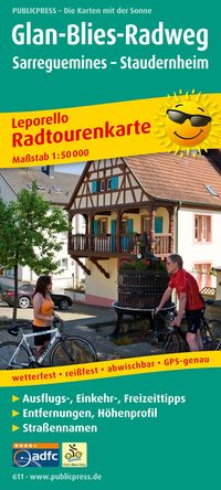 Buch Cover Glan-Blies-Radweg, Sarreguemines - Staudernheim