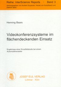 Buch Cover Videokonferenzsysteme im flächendeckenden Einsatz