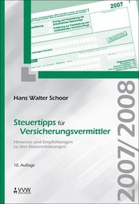 Buch Cover Steuertipps für Versicherungsvermittler
