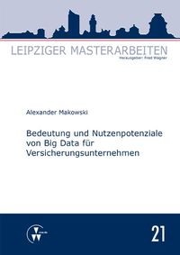 Buch Cover Bedeutung und Nutzenpotenziale von Big Data für Versicherungsunternehmen