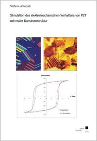 Buch Cover Simulation des elektromechanischen Verhaltens von PZT mit realer Domänenstruktur
