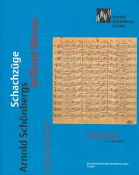 Buch Cover Arnold Schönbergs Schachzüge – Dodekaphonie und Spiele-Konstruktionen | Arnold Schönbergs Brilliant Moves – Dodecaphony and Game Constructions