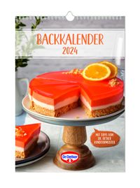 Buch Cover Backkalender 2024
