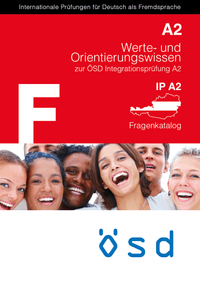 Buch Cover ÖSD Integrationsprüfung A2 Fragenkatalog