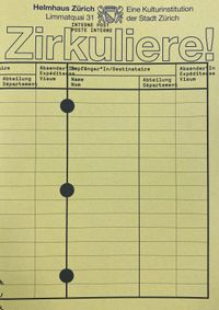 Buch Cover Zirkuliere!