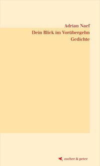 Buch Cover Dein Blick im Vorübergehn