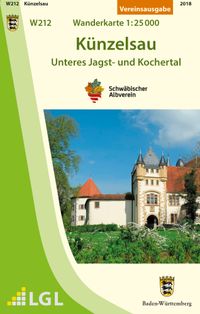 Buch Cover W212 Künzelsau - Unteres Jagst- und Kochertal