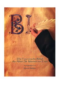 Buch Cover Die touronische Bibel der Abtei St. Maximin vor Trier