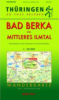 Buch Cover Wanderkarte Bad Berka und Mittleres Ilmtal