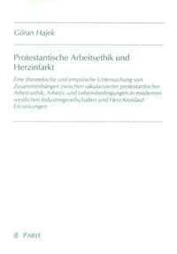 Buch Cover Protestantische Arbeitsehtik und Herzinfarkt