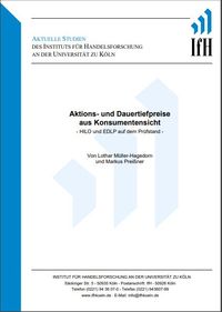 Buch Cover Aktions- und Dauertiefpreise aus Konsumentensicht -HILO und EDLP auf dem Prüfstand-