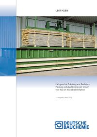 Buch Cover Leitfaden Fachgerechte Tränkung von Bauholz - Planung und Ausführung zum Schutz von Holz im Nichtdruckverfahren