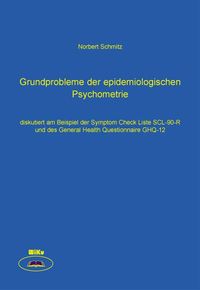 Buch Cover Grundprobleme der epidemiologischen Psychometrie