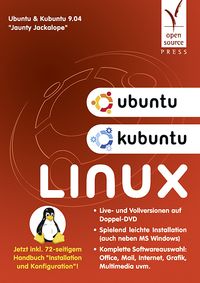 Buch Cover Ubuntu & Kubuntu Linux 9.04 "Jaunty Jackalope"