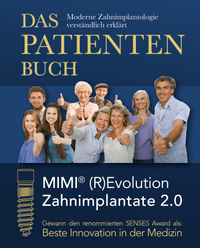 Buch Cover Das Patientenbuch – MIMI (R)Evolution Zahnimplantate 2.0