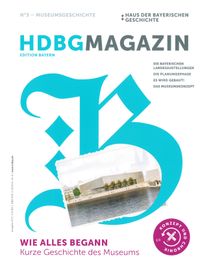 Buch Cover HDBG Magazin N°3 - Museumsgeschichte