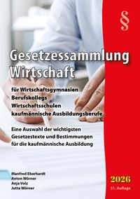 Buch Cover Gesetzessammlung Wirtschaft 2026