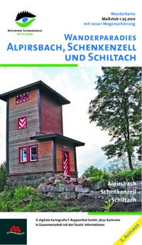 Buch Cover Wanderkarte Alpirsbach, Schenkenzell und Schiltach