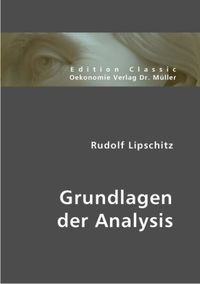 Buch Cover Rudolf Lipschitz