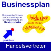 Buch Cover Businessplan Handelsvertreter