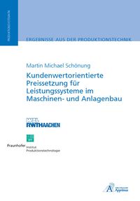 Buch Cover Kundenwertorientierte Preissetzung für Leistungssysteme im Maschinen- und Anlagenbau