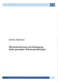 Buch Cover Dimensionierung und Auslegung stark geneigter Schneckenförderer